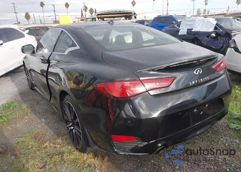2018 Infiniti Q60 3.0T Sport z USA, uszkodzony, nr VIN JN1EV7EK6JM340115